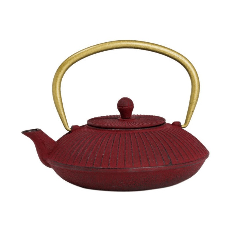 Litinová konvice 1,1l . 'LINHAI' - vínová