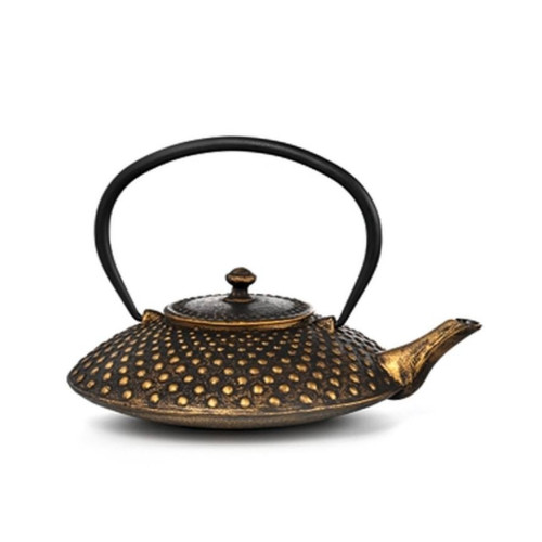 Litinová konvice 1,0l . 'Kazuha' - zlatá.